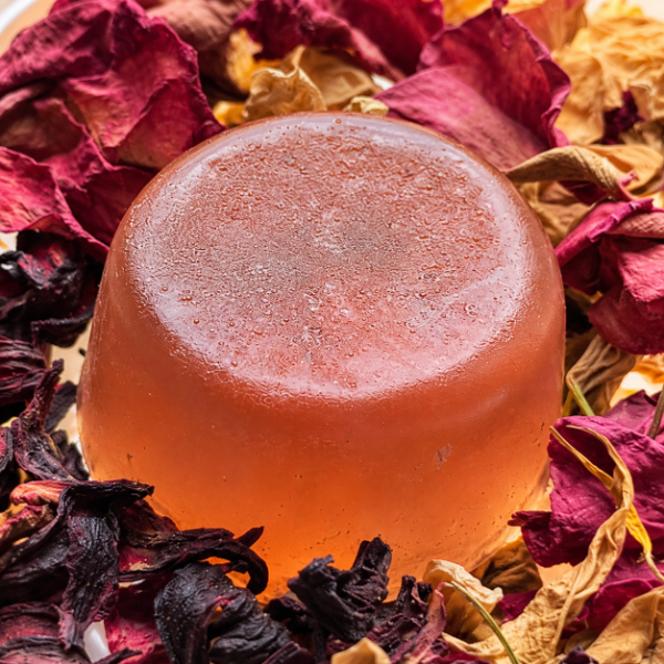 Producto - Jabón Glicerina, Hibiscus, Karité y Rosas - 0