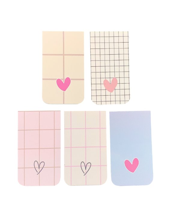 Producto - Señalador Imantado x5 Corazones