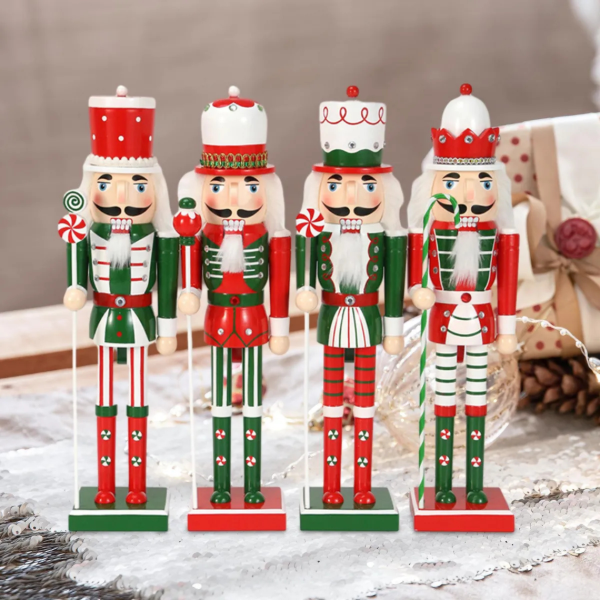 Producto - CASCANUECES NAVIDAD GOLD 16CM