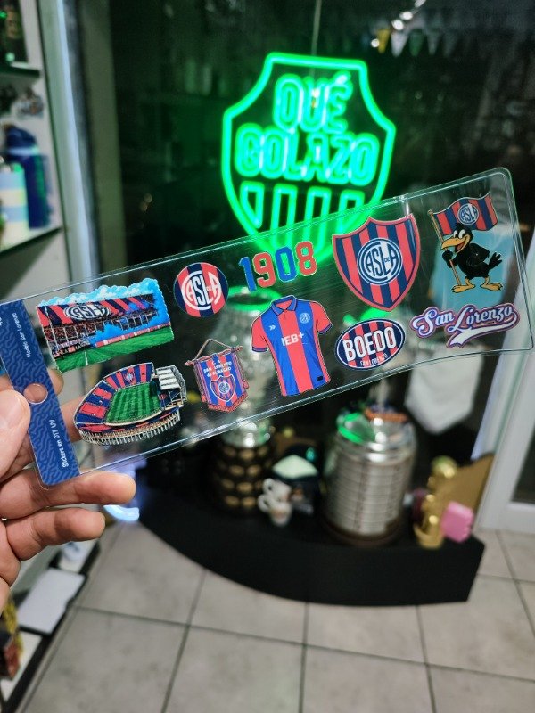 Producto - Stickers San Lorenzo Plancha DTF UV