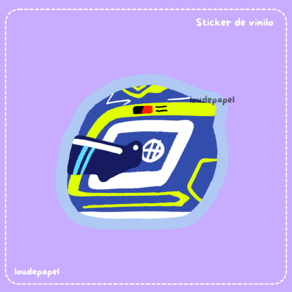 Producto - Oliver Bearman - Casco 2026 - Sticker de vinilo