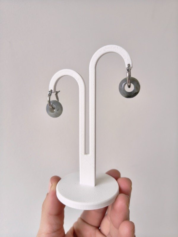 Producto - Aros DONA de labradorita