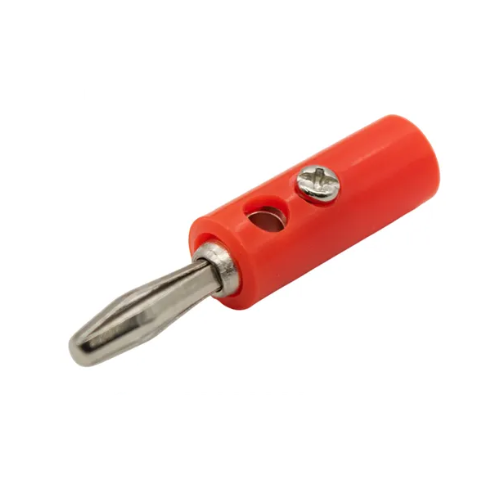 Producto - Conector Banana Macho Rojo C/Deriv C/Tornillo