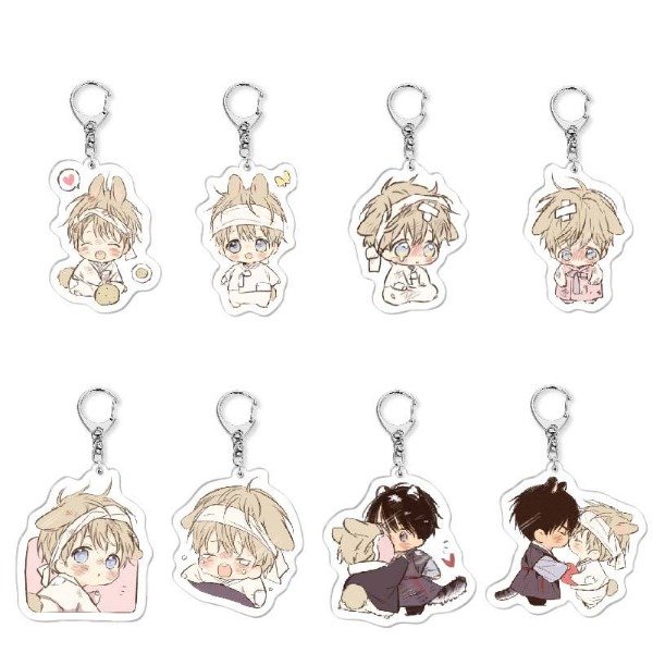 Producto - No love zone chibis keychains