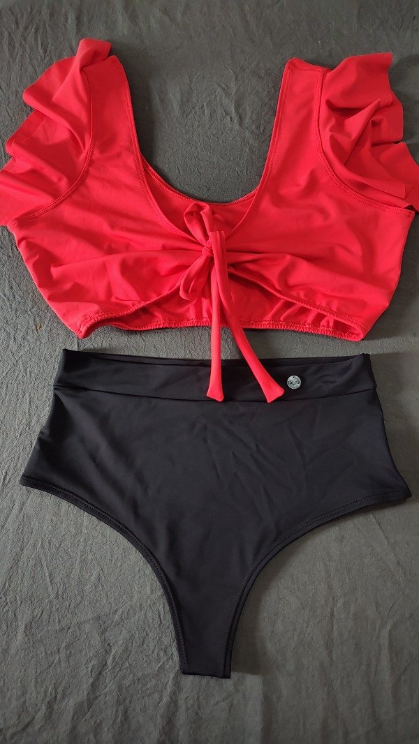 Producto - Bikini volados roja