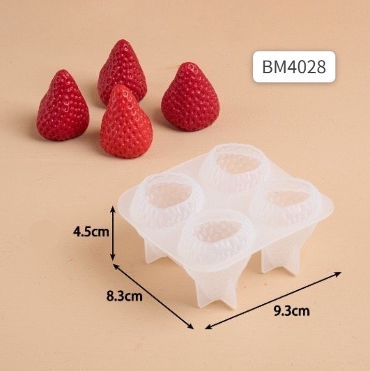 Producto - MOLDE SILICONA FRUTILLAS