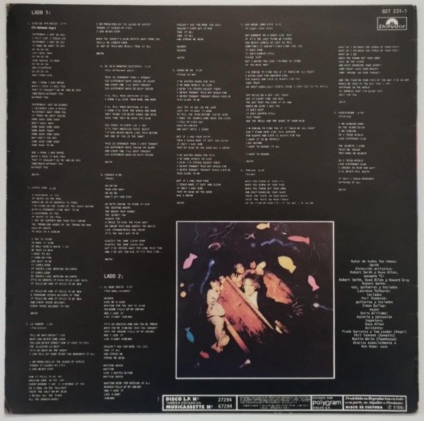 Producto - THE CURE Cabeza Contra La Puerta Vinilo LP PROMOCIONAL Arg 1986 - 3