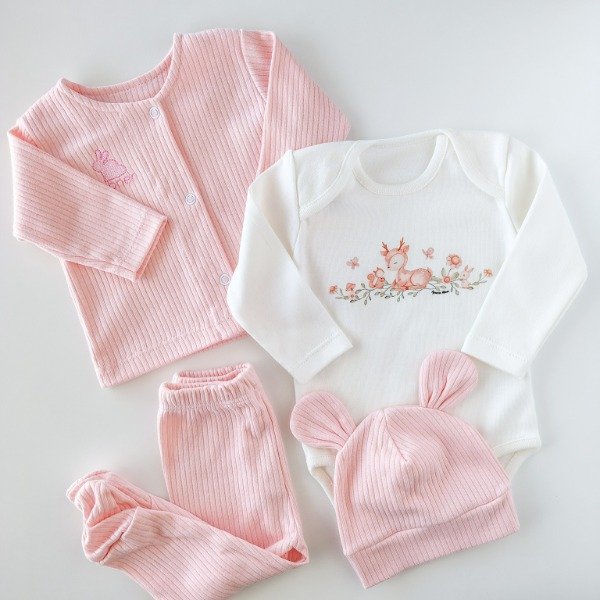Producto - Conjunto + body Quimy (Rosa)