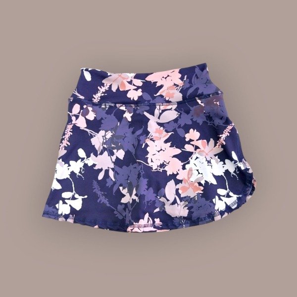 Producto - Pollera azul flores