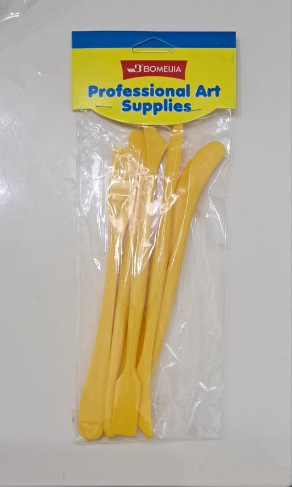 Producto - ESTECAS SET GRUESAS AMARILLOS X 6 UNIDADES