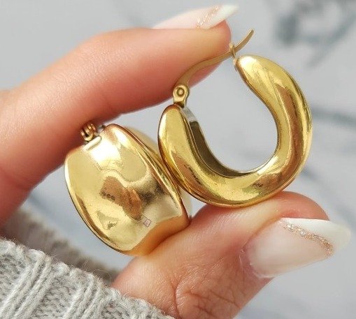 Producto - Argollas Infladas Gold