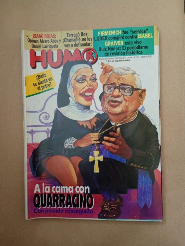 Producto - Humor #354 A la cama con Quarracino Béliz Abós Larriqueta - Abril 1993