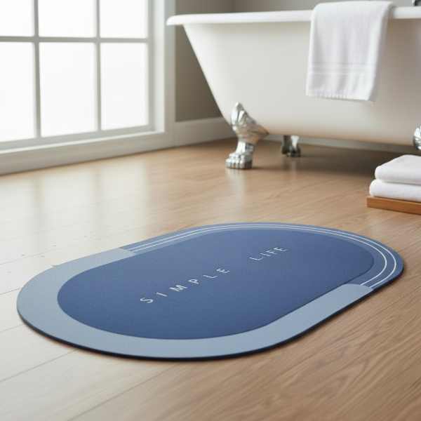 Producto - ALFOMBRA DE BAÑO AFELPADA ANTIDESLIZANTE PREMIUM 40X60 CM