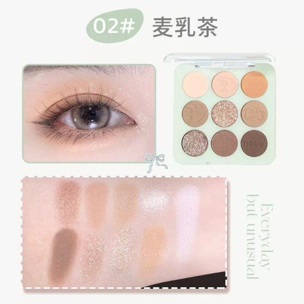 Producto - Paleta 9 tonos Eyeshadow Palette Milk Tea 02 - Novo - 4