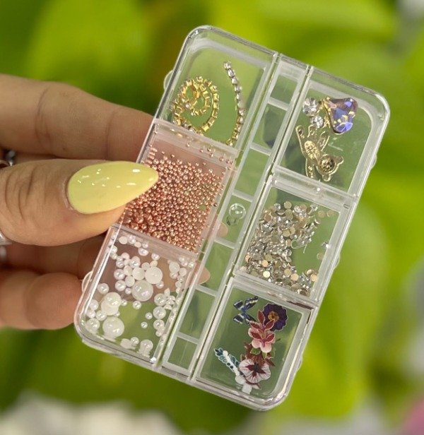 Producto - Deco x 6 CON PIEDRAS DE COLORES TENDENCIA - 1