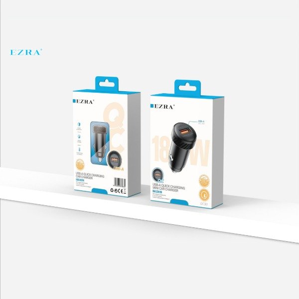 Producto - Adapatdor Cargador Para Auto Salida USB QC 3.0 de 18W CR78.
