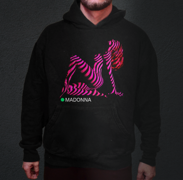 Producto - Hoddie Canguro Oversize Madonna Grindr Confessions II - 0