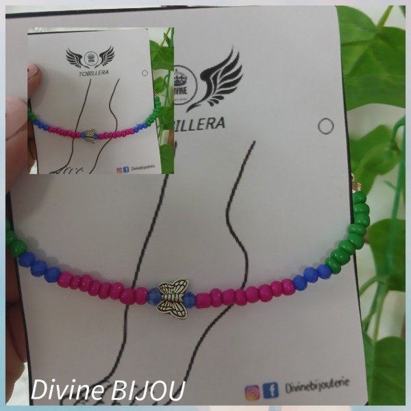 Producto - Tobillera mariposa colores