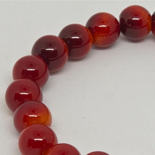 Producto - Pulsera ágata roja natural - 3