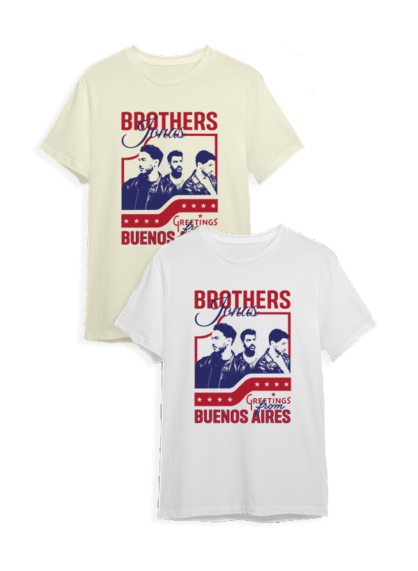 Producto - Remera Greetings from BA - Jonas Brothers