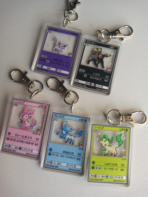 Producto - Llaveros Eevee evoluciones (Parte 2)