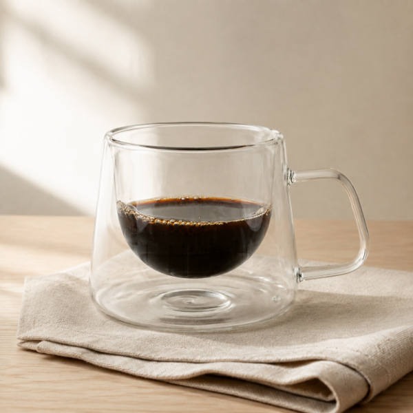 Producto - Taza doble vidrio 250 ml honguito - 1