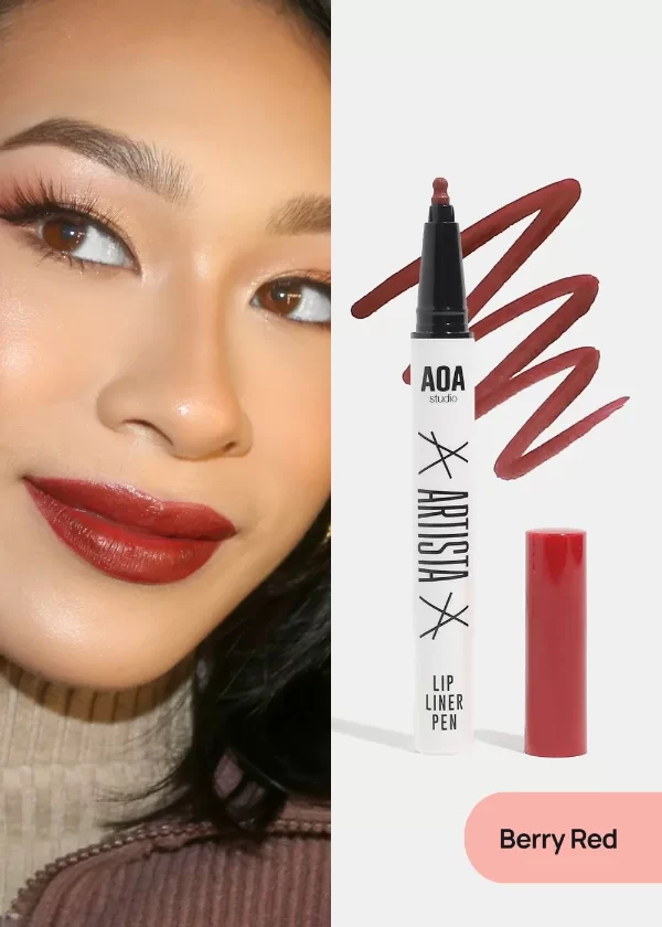 Producto - Delineador liquido para labios Artista Aoa - tono Berry Red
