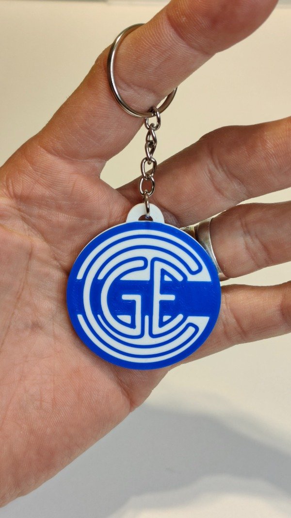 Producto - LLAVERO ESCUDO CLUB GIMNASIA Y ESGRIMA LA PLATA CIRCULAR - 0