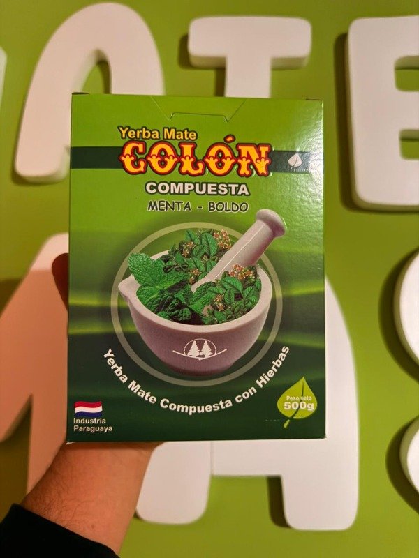 Producto - Yerba Mate Colón Menta y Boldo 500gr