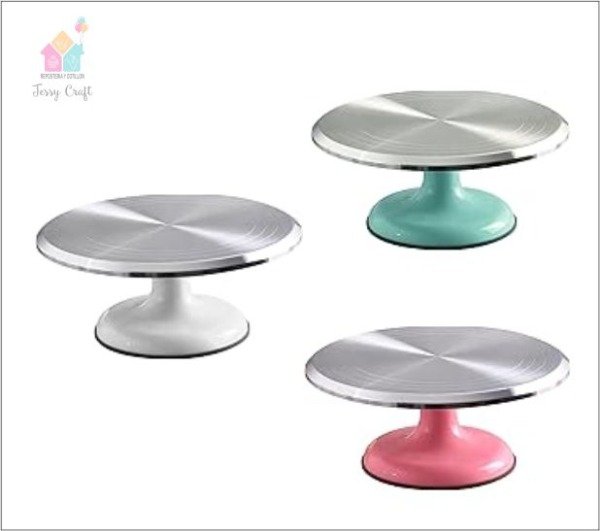 Producto - Plato Giratorio Profesional de Metal con base Plastico - 30 Cm