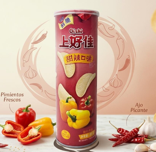 Producto - Papas Sabor Pimiento - Oishi