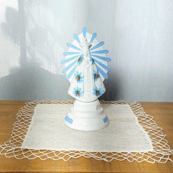 Producto - Virgen de Luján mini flores 1