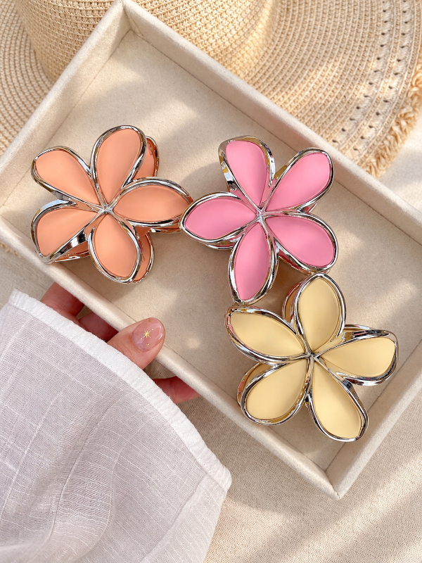 Producto - Broche FLOR HAWAI TROPICAL - 1