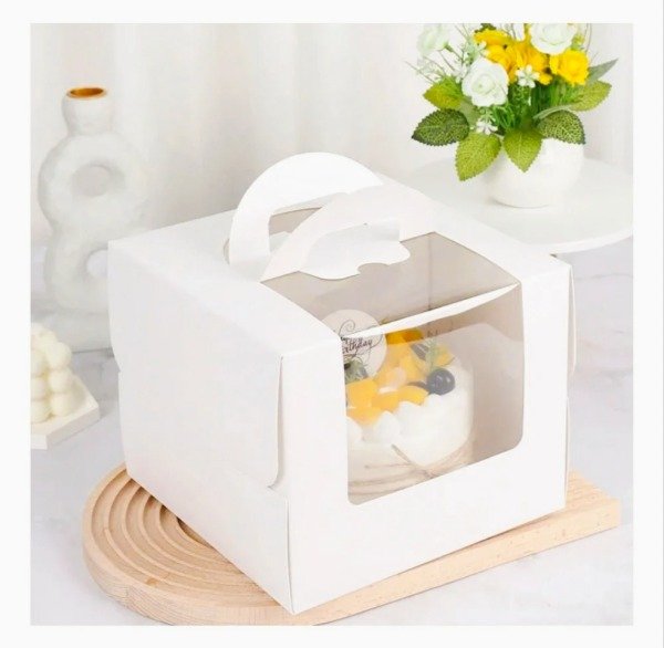 Producto - Caja con visor 15x15x15 por unidad