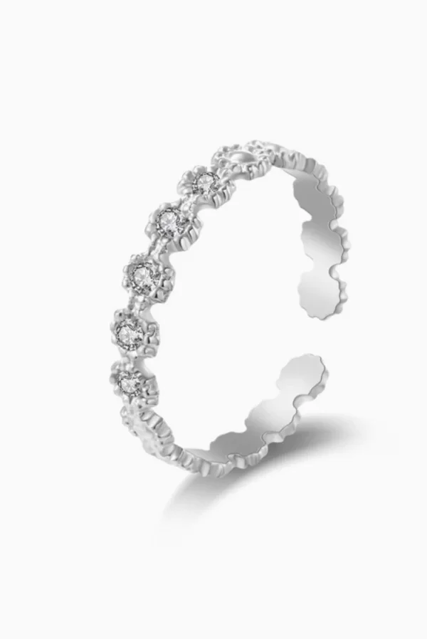 Producto - Anillo Grani Plateado