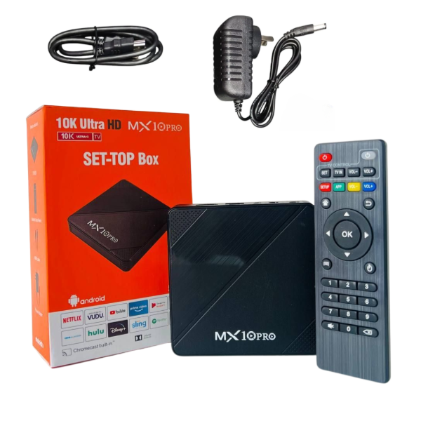 Producto - TV Box Set-Top Box MX10Pro Ultra HD