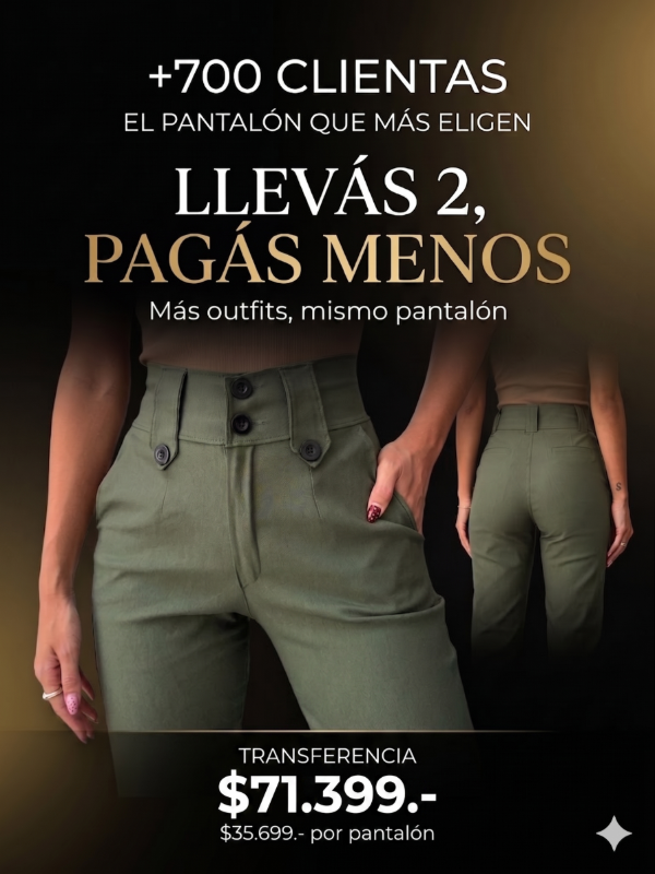 Producto - Pack Pantalón Grecia x2 - Ahorrá llevando 2 - 6