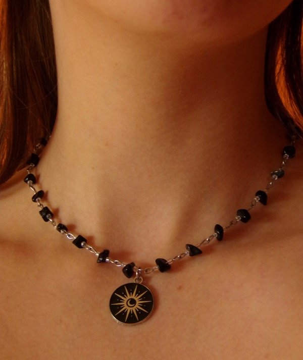 Producto - collar obsidiana