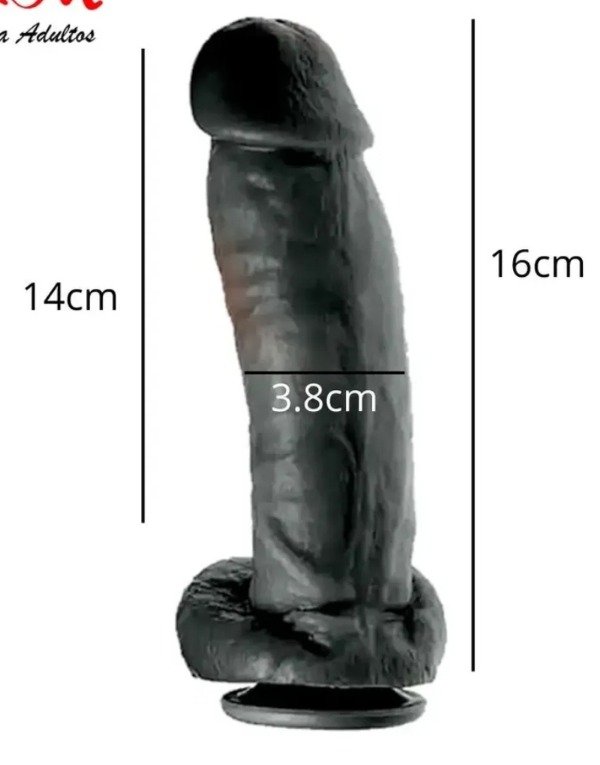 Producto - DILDO 16 X 3,8 CM CON VENTOSA - 2