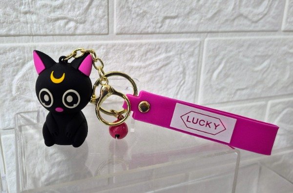 Producto - Llavero Luna Sailor Moon Goma 3D mod 02