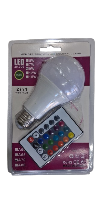 Producto - Focos RGB con control remoto