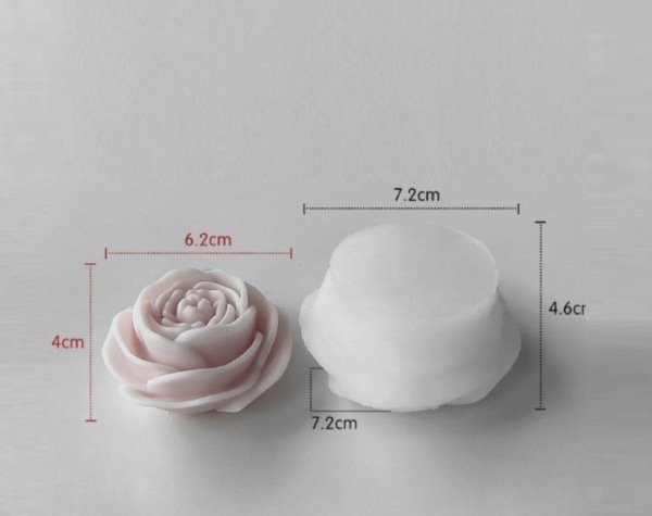 Producto - MOLDE SILICONA ROSA g - 1