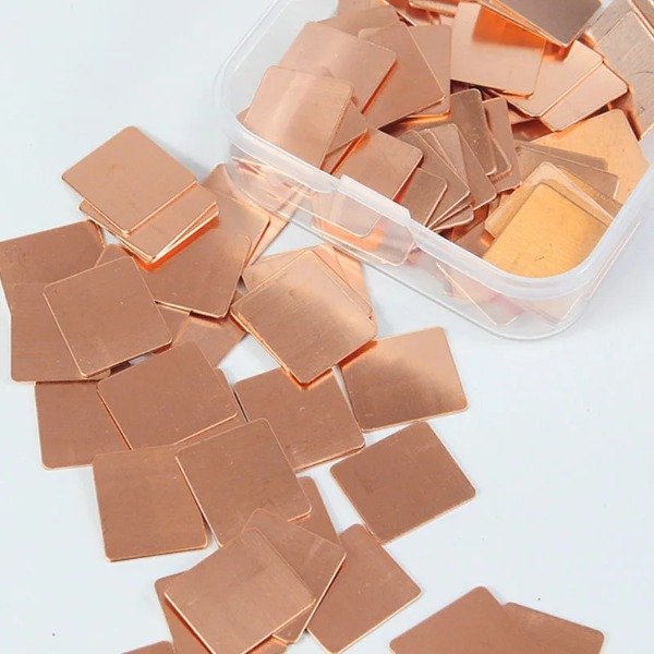 Producto - PAD TERMICO DE COBRE DISIPADOR CAJA DE 100 UNIDADES