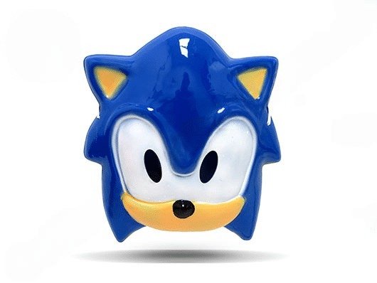 Producto - CARETA PERSONAJE SONIC RIGIDA x1