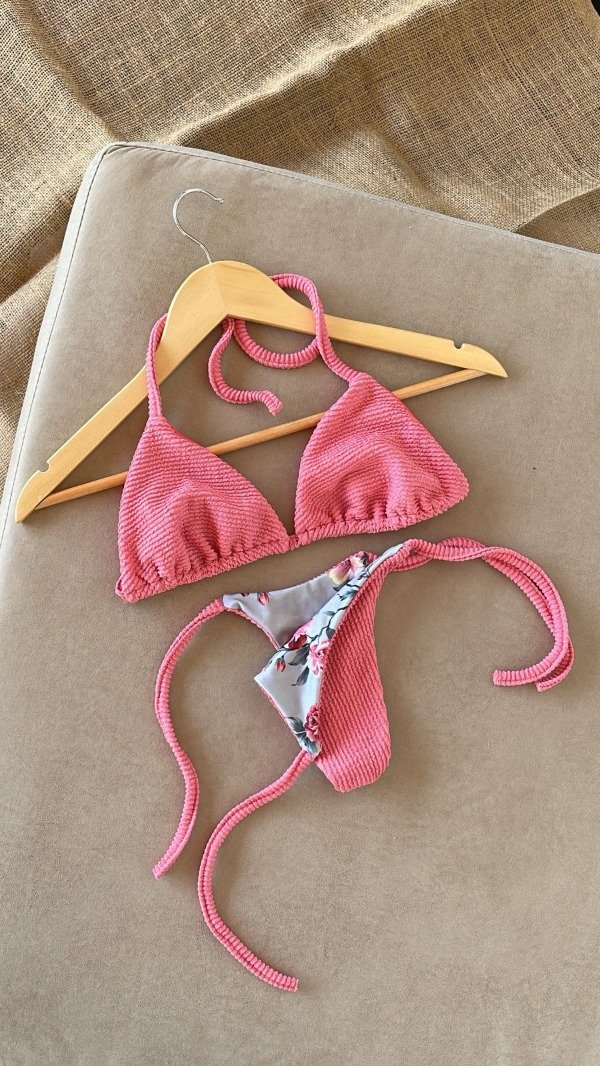 Producto - Bikini Saona reversible "Rosa"