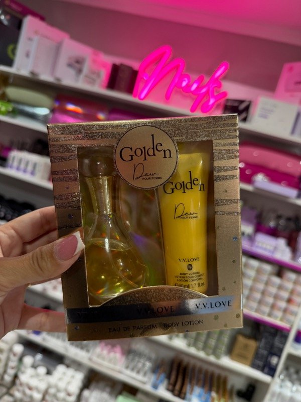 Producto - Perfume + crema gold