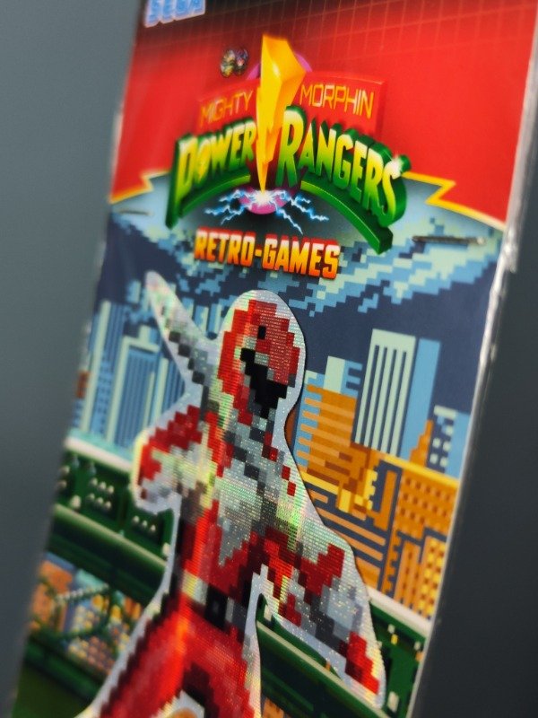 Producto - Set Sticker Holo Red vs Green 12 cm Mighty Morphin Power Rangers Retro Games - 5
