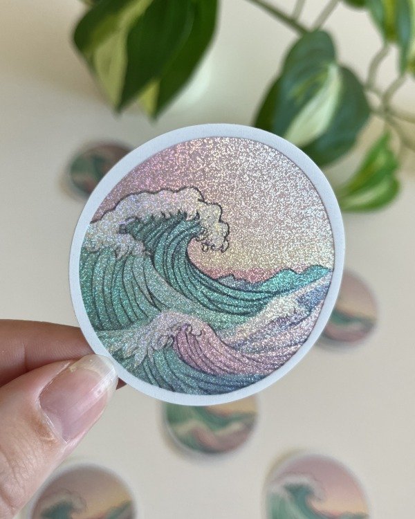 Producto - Sticker Arena UV - Olas