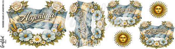 Producto - Transfer Color UV Argentina 018