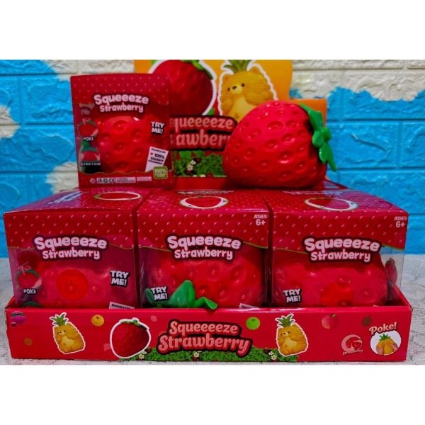 Producto - Squishy frutilla extra grande